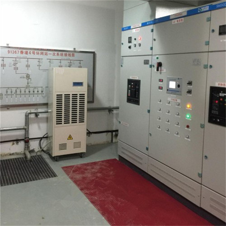 广西夏季好的防潮设备安排杭州井泉环保科技有限公司生产的杭井牌：HJ-8360H 380V／50Hz 除湿量360升／天抽湿机来除湿